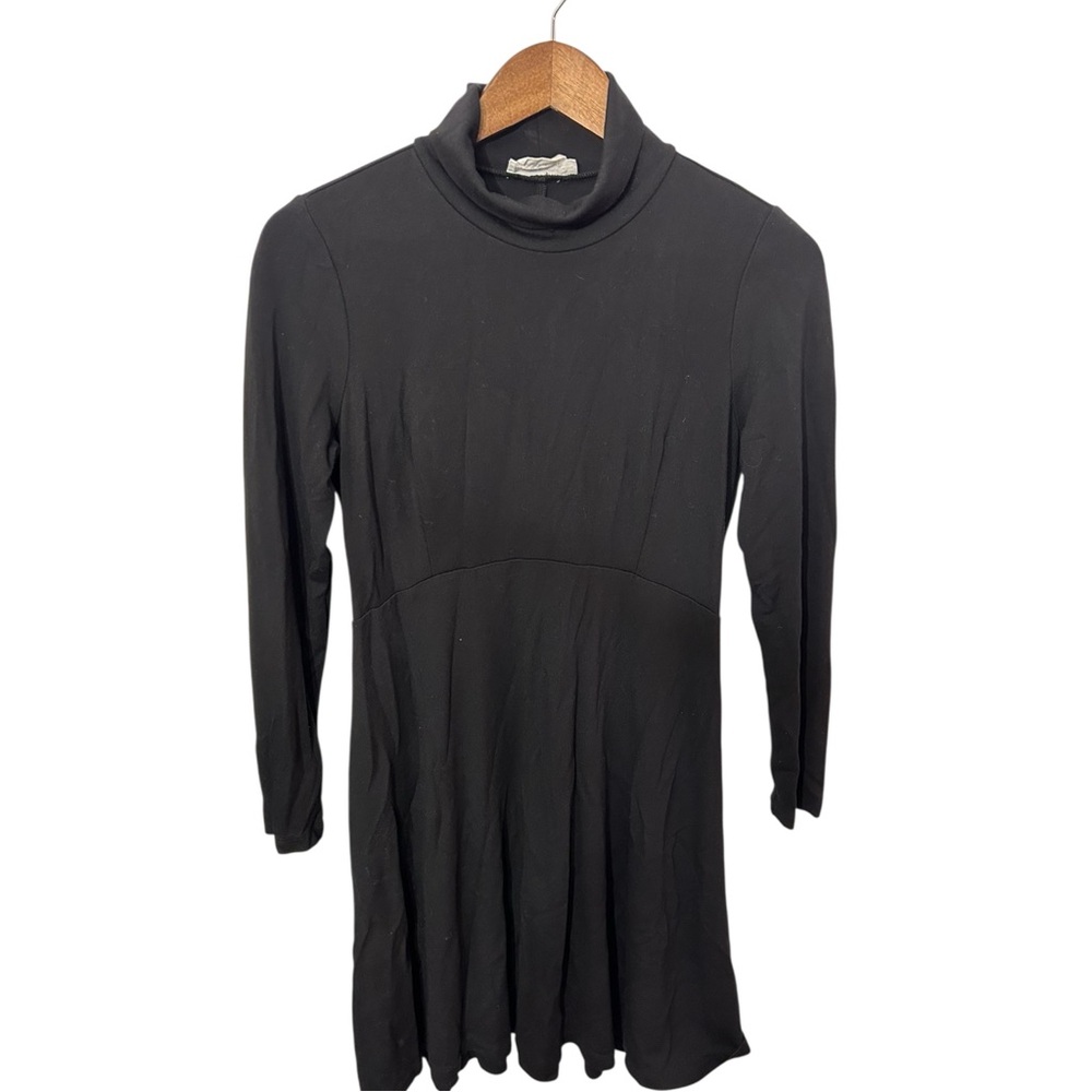 Seraphine‎ Black Turtleneck Long Sleeve Dress Maternity Petite US 4 Classic - Picture 2 of 4